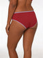 Women Bamboo Medium-Rise Bikini Briefs-ISPB202A-Maroon