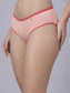Inner Sense Women Bamboo Medium-Rise Pack of 3 Bikini Briefs-ISP040-3Peachy Pink