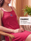 Inner Sense Bamboo Organic Cotton Nightdress- ISL074-Ramen