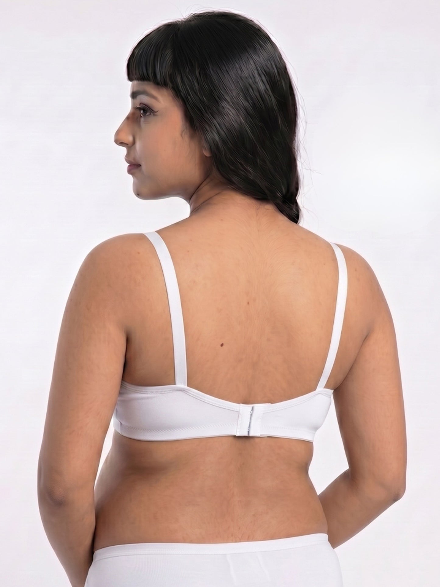 Organic Cotton Antimicrobial Padded NonWired Feeding Bra-IMB009D