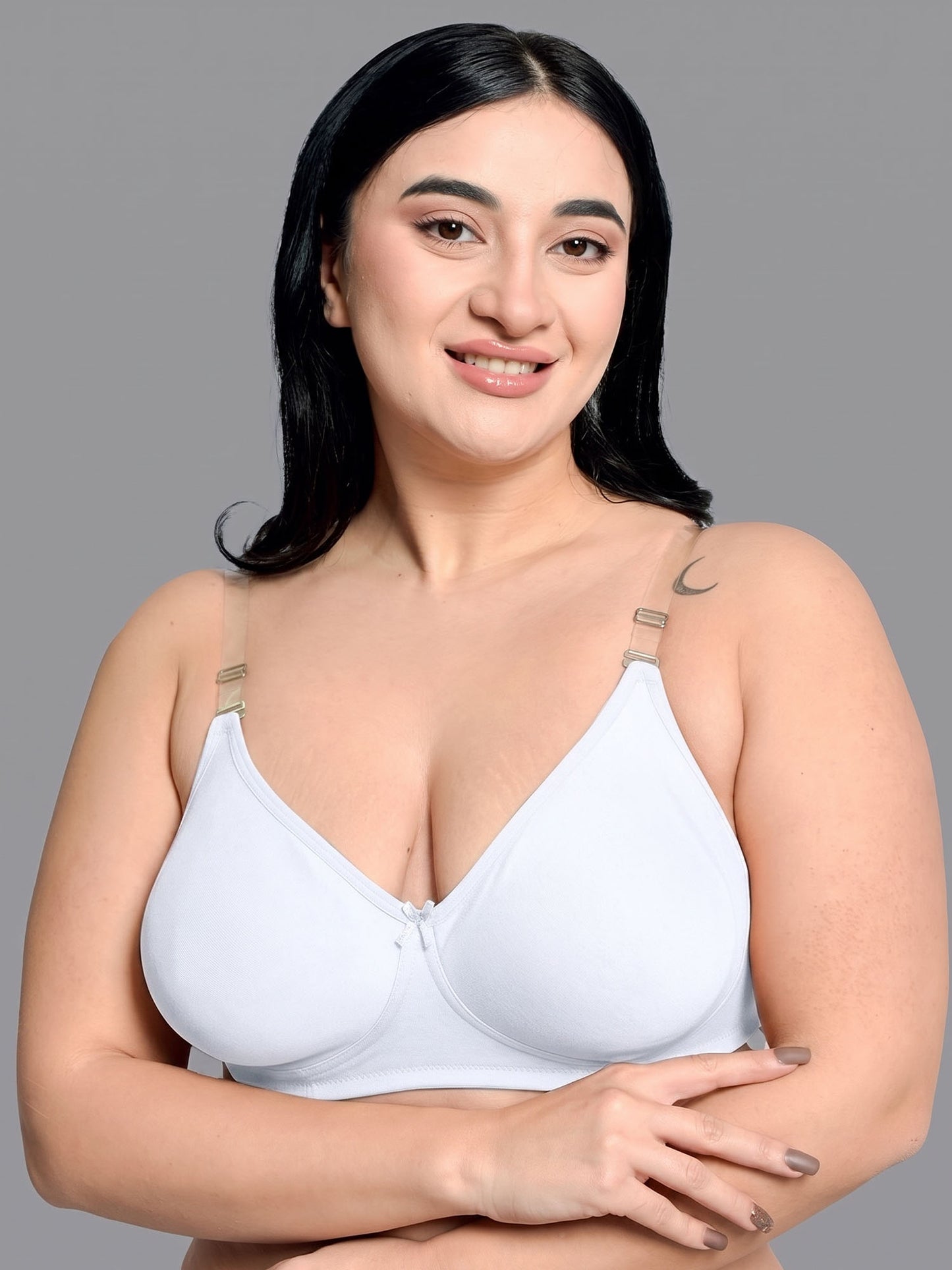 Inner Sense Organic Cotton Bamboo Plus Size Backless Bra