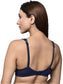 Inner Sense Women Bamboo Cotton Non-Wired Non Padded Bra-ISB057-SnorkalBlue_NavyBlue