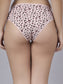 Inner Sense Women Bamboo Medium-Rise Bikini Briefs-ISPB201-Pink cheetah