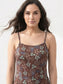 Inner Sense Bamboo Organic Cotton Nightdress-ISL067-Brown Print