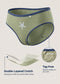 Inner Sense Women Bamboo Medium-Rise Pack of 3 Bikini Briefs-ISPB202-3Avocado-