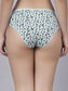 Inner Sense Women Bamboo Medium-Rise Bikini Briefs-ISPB201-Aqua cheetah