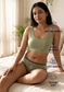 Inner Sense Women Bamboo Medium-Rise Pack of 3 Bikini Briefs-ISPB202-3Avocado-