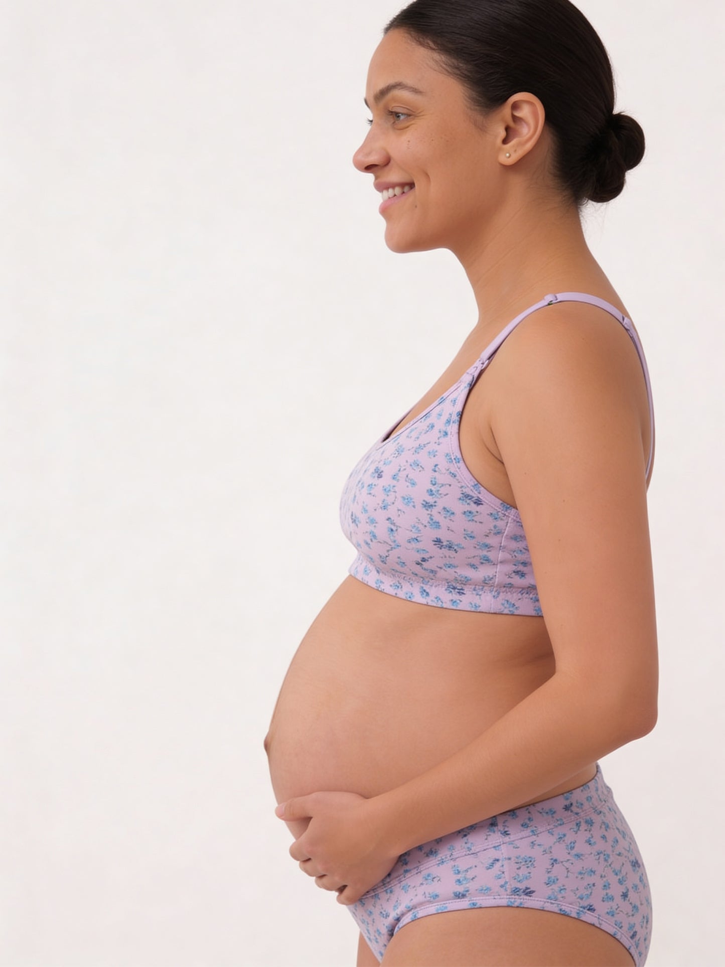 Inner Sense Women Bamboo Organic Cotton Full coverage Non-padded Maternity Bra-IMB004J