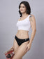 Inner Sense Women Bamboo Pack of 2 Thong Briefs-ISPB205-Skin_Black