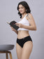 Inner Sense Women Bamboo Pack of 2 Hipster Briefs-ISPB203-Skin_Black