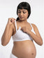 Organic Cotton Antimicrobial Padded NonWired Feeding Bra-IMB009D