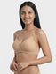 Inner Sense Lightly Padded Strapless Antimicrobial Bra-ISB124-Skin