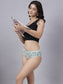 Inner Sense Women Bamboo Medium-Rise Bikini Briefs-ISPB201-Aqua cheetah