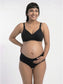 Organic Cotton Antimicrobial Padded Nonwired Feeding Bra-IMB009C