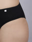 Inner Sense Women Bamboo Pack of 3 Hipster Briefs-ISPB203-3Black