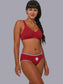 Women Bamboo Medium-Rise Bikini Briefs-ISPB202-Maroon_Maroon