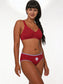 Women Bamboo Medium-Rise Bikini Briefs-ISPB202A-Maroon