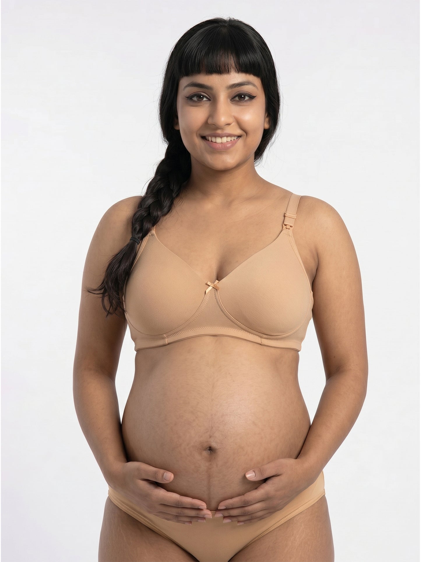Organic Cotton Antimicrobial Padded Nonwired Feeding Bra Combo-IMB009B_9B