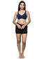 Inner Sense Women Bamboo Cotton Non-Wired Non Padded Bra-ISB057-SnorkalBlue_NavyBlue