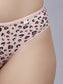 Inner Sense Women Bamboo Medium-Rise Bikini Briefs-ISPB201-Pink cheetah