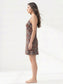 Inner Sense Bamboo Organic Cotton Nightdress-ISL067-Brown Print