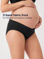 Organic Cotton Antimicrobial Maternity Panty-IMP102-Black-