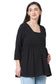 Organic Healthy Full Sleeves Maternity Top_ISML006-Anthracite