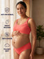 Organic Cotton Antimicrobial Maternity Panty-IMP102-Bright Pink-