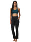 Recycled Fiber Black Flare Pants-ISL050-Black-