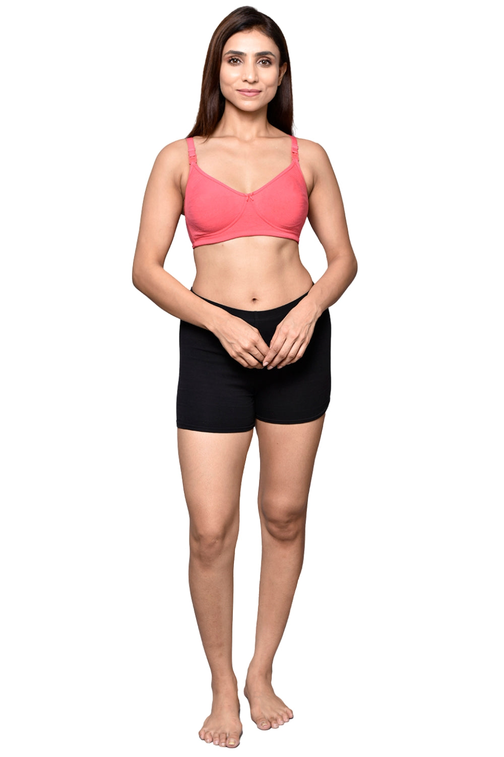 Inner Sense Organic Cotton Bamboo Concentric Stitches Nursing Bra