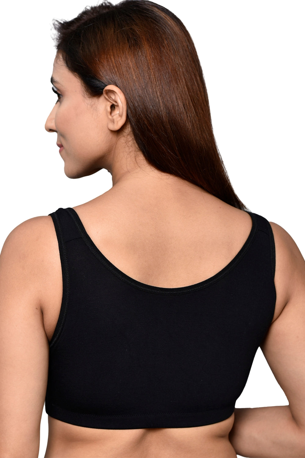 Inner Sense Organic Cotton Bamboo Overlap Nursing Bra With Removable Pads