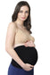 Bamboo Fiber Seamless Side Maternity Belly Band-ISMB001-Anthracite-