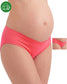 Organic Cotton Antimicrobial Maternity Panty-IMP102-Bright Pink_Bright Pink