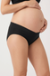 Organic Cotton Antimicrobial Maternity Panty-IMP102-Black_Bright Pink