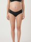 Organic Cotton Antimicrobial Maternity Panty (Pack Of 2)-IMP102-Black_Black-