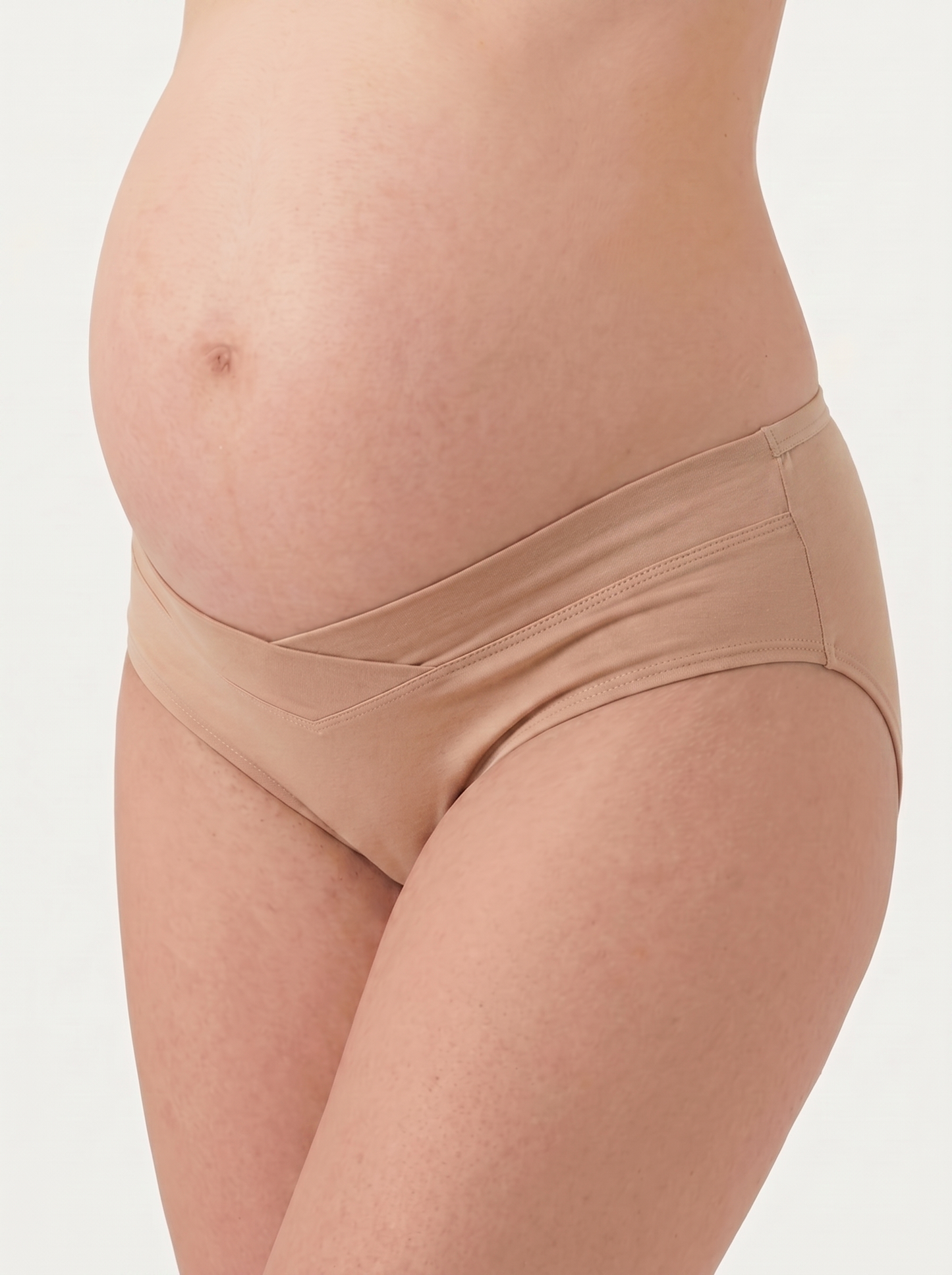 Organic Cotton Antimicrobial Maternity Panty-IMP102-Skin_Bright Pink
