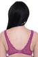 Organic Cotton Antimicrobial Lace Back Lightly Padded Non-wired Bra-ISB040-