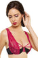 Organic Cotton Antimicrobial Front laced Lightly Padded Wired Bra-ISB048-