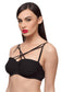 Organic Cotton  Antimicrobial Padded Underwired Criss-cross Cage Bra-ISB055-