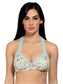 Organic Cotton  Blended Antimicrobial Non-wired Lace touch Bralette-ISB094-