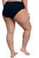 Plus Size Organic Cotton Antimicrobial Maternity Panty (Pack Of 2)-IMP102-Navy_Navy