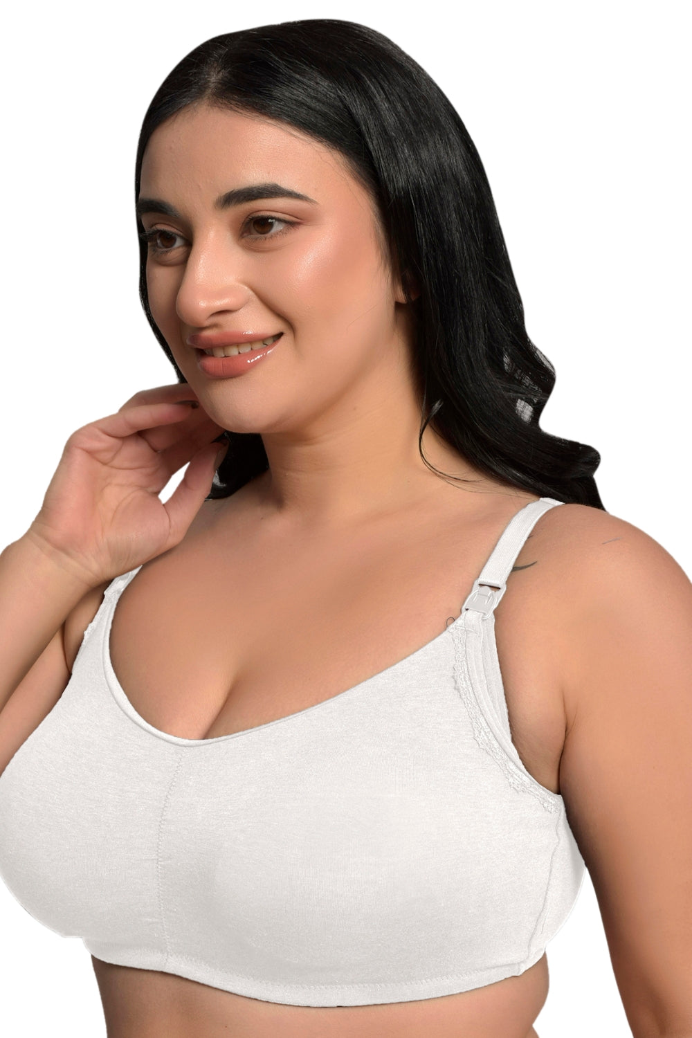 Inner Sense Organic Cotton Bamboo Removable Padded Nursing Bra
