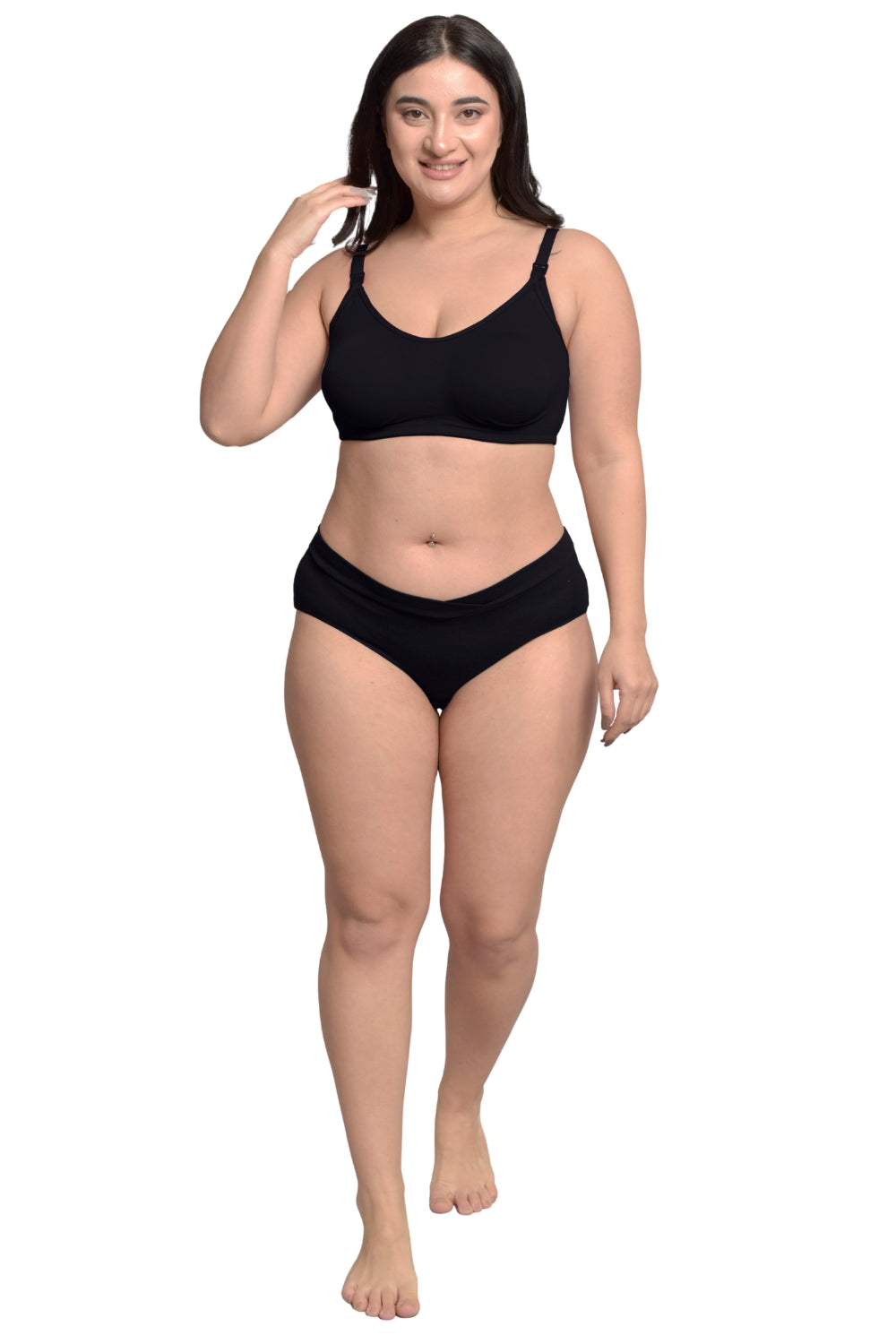 Inner Sense Organic Cotton Bamboo Keyhole Back Nursing Bra