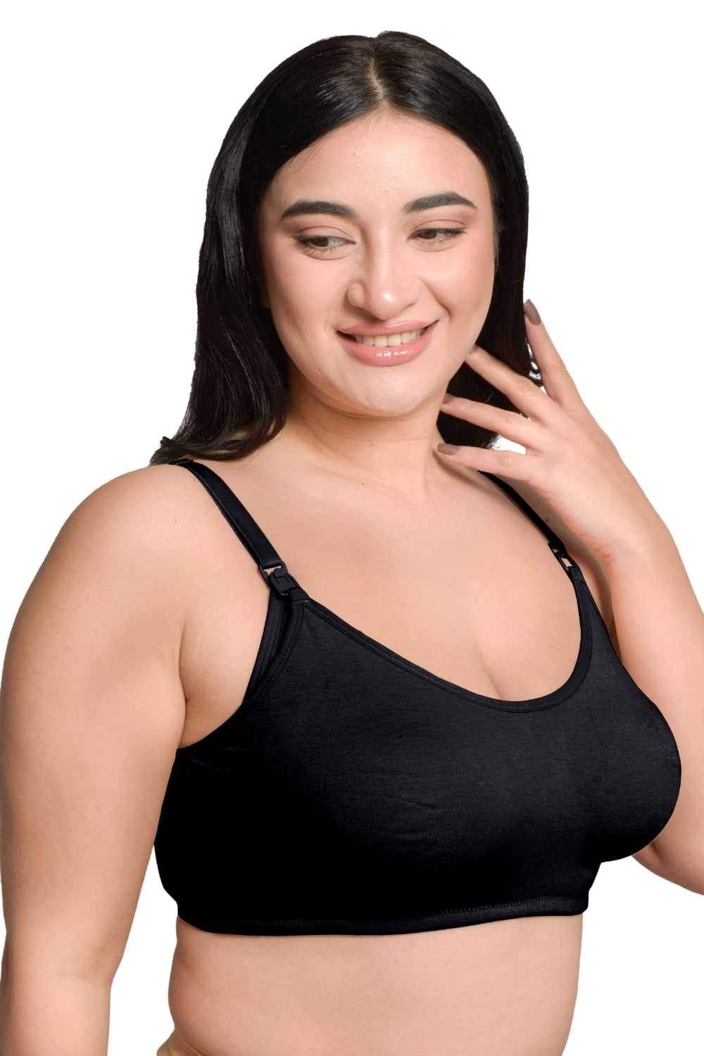 Inner Sense Organic Cotton Bamboo Keyhole Back Nursing Bra