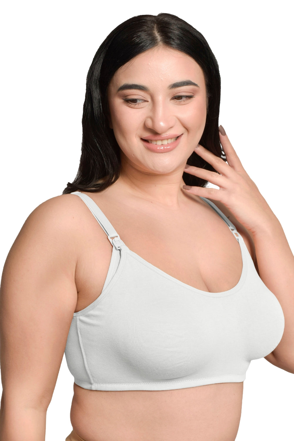 Inner Sense Organic Cotton Bamboo Keyhole Back Nursing Bra