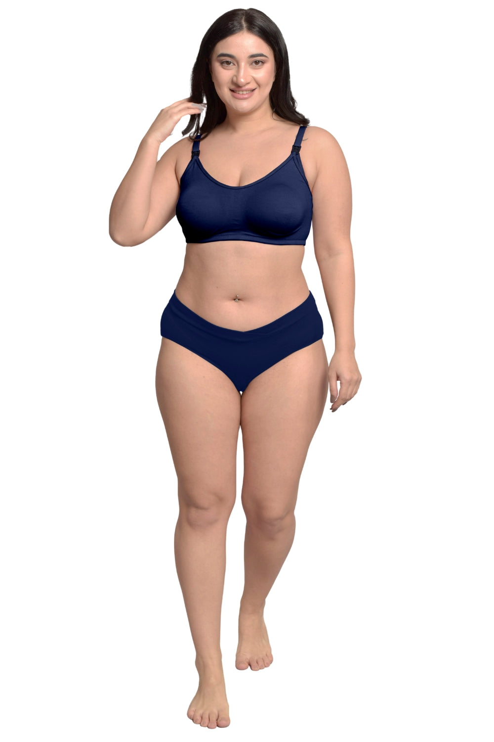 Inner Sense Organic Cotton Bamboo Keyhole Back Nursing Bra