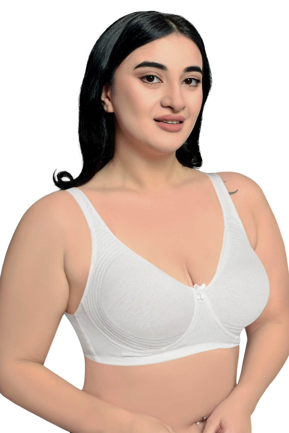 Inner Sense Organic Cotton Bamboo Plus Size Encircled Bra