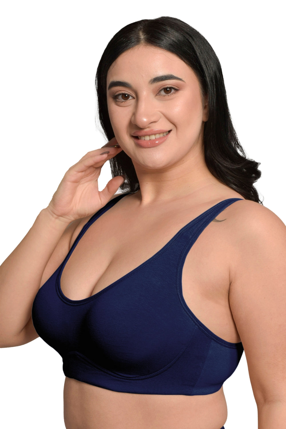 Inner Sense Organic Cotton Bamboo Plus Size Minimizer Bra
