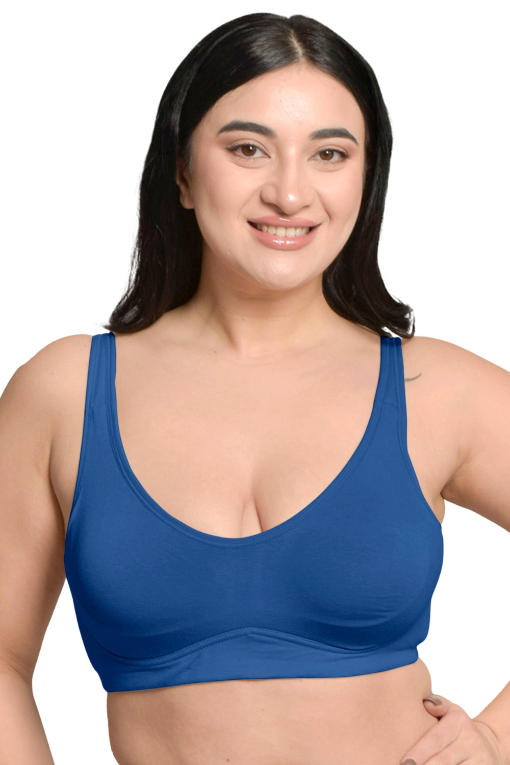 Inner Sense Organic Cotton Bamboo Plus Size Minimizer Bra