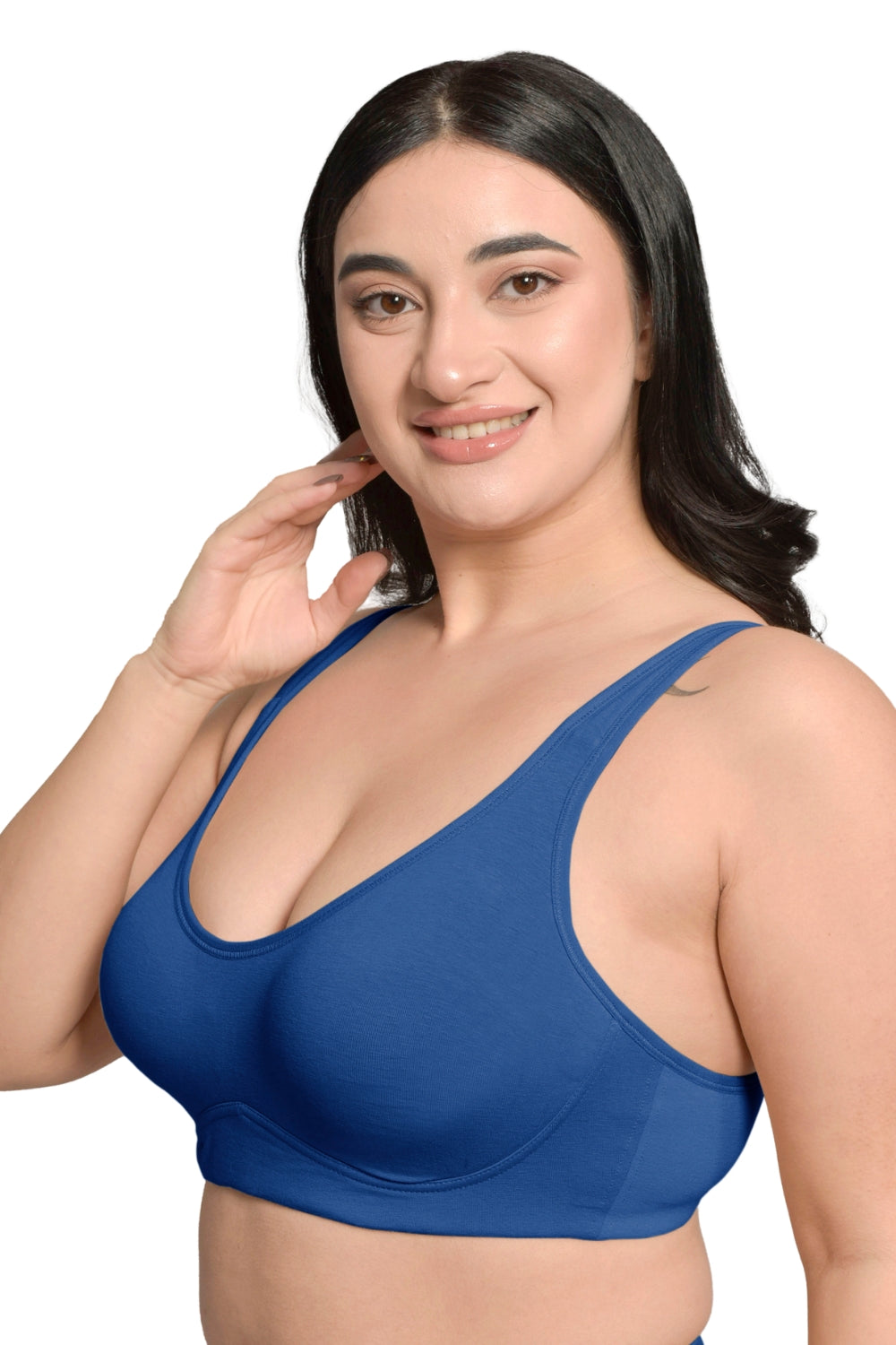 Inner Sense Organic Cotton Bamboo Plus Size Minimizer Bra